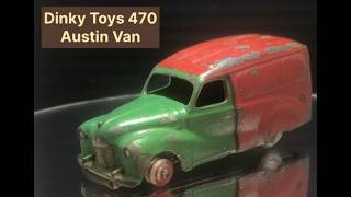 Dinky Toys 470 Austin Van diecast restoration code3 Charity Build [upl. by Houghton]