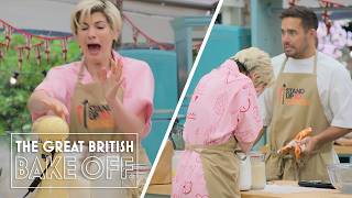 Jodie Whittaker serves up custard creams and CHAOS  The Great Stand Up To Cancer Bake Off [upl. by Eelrahc963]