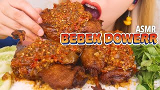 ASMR NASI BEBEK DOW3RR GUYUR SAMBEL KOREK PEDES GA WAJAR  ASMR Indonesia [upl. by Xerxes850]