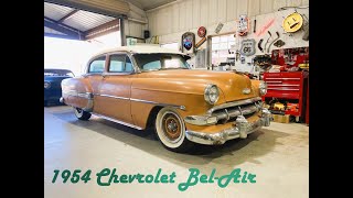 A NEW BUT OLDIE1954 Chevy BelAir WITH A LS SWAP How did we do it [upl. by Nattie197]