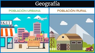 🏭 La Población Urbana y Rural  Geografía [upl. by Melone]