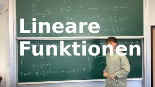 Lineare Funktionen [upl. by Winebaum]