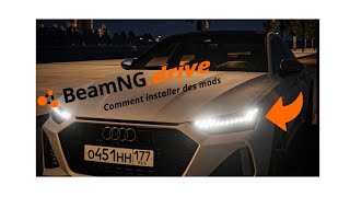 TUTO Comment instaler des mods sur beamng Beamngdrive [upl. by Ymme]