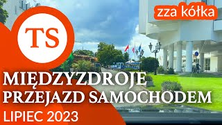 Jazda samochodem przez całe Międzyzdroje  Lipiec 2023 [upl. by Seidnac]