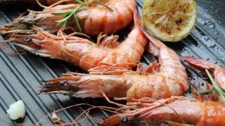 Gambas grillen Rezept  Der Bio Koch 520 [upl. by Macario]