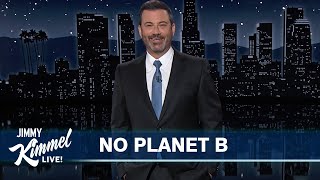 Jimmy Kimmel amp Fellow Late Night Shows Team Up for a Climate Change Intervention [upl. by Valentia]