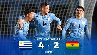 Eliminatorias Sudamericanas  Uruguay 42 Bolivia  Fecha 6 [upl. by Kolva]