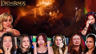 THE LORD OF THE RINGS The Fellowship of the Ring  Mines of Moria Reactions [upl. by Justinn]