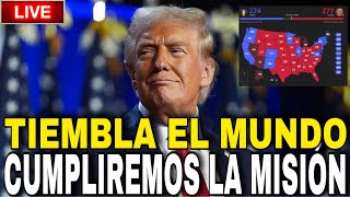 🔴 DIRECTO TRUMP NUEVO PRESIDENTE CUMPLIREMOS LA MISIÓN [upl. by Ariad]