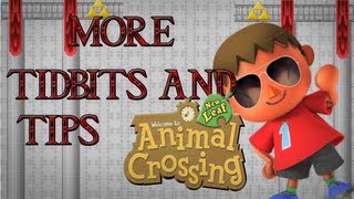 Tidbits amp Tips Animal Crossing New Leaf Villager House Placement Tanning and Fast PWP [upl. by Nnelg]