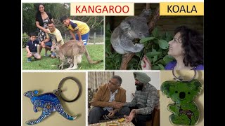 AUSTRALIAN  KANGAROO amp KOALA AND PUNJAB  VILLAGE LIFE [upl. by Hsenid]