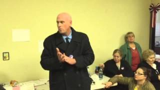 Ed Adamowski Addresses Supporters In Ansonia [upl. by Sumetra]