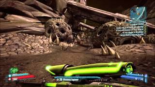 Borderlands 2  Caustic Caverns  The Lost Treasure  Follow Clues [upl. by Ahseenyt]