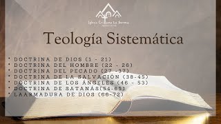 1TEOLOGÍA SISTEMÁTICA  DOCTRINA DE DIOS [upl. by Shute]