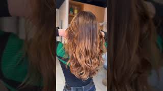 Balayage blond cuivré  Moment Couleur [upl. by Atiral]