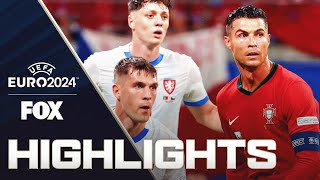 Portugal vs Czechia Highlights  UEFA Euro 2024 [upl. by Gitlow]