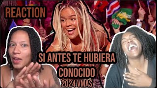 Karol G  “Si Antes Te Hubiera Conocido”  2024 VMAs REACTION REACCIÓN [upl. by Cilka]