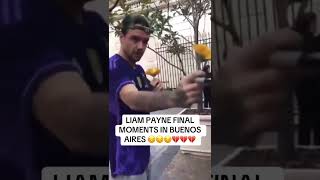 LIAM PAYNE FINAL MOMENT IN BUENOS AIRES shortsvideo [upl. by Yesnil]