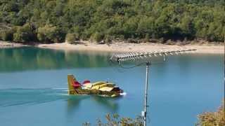 Canadair  Lac de St Croix  Fast stop [upl. by Crowley]