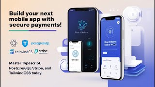 Build a Full Stack React Native App with Payments  PostgreSQL TypeScript Stripe Tailwind  1 [upl. by Akaya]