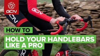 How To Hold Your Handlebars Like A Pro  GCN Pro Tips [upl. by Trebmal]