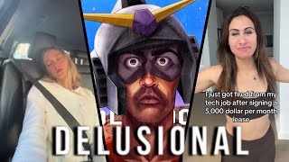 Delusional Female tech worker loses job amp tries to keep her 5K apartment │TikTok cringe [upl. by Ahlgren]