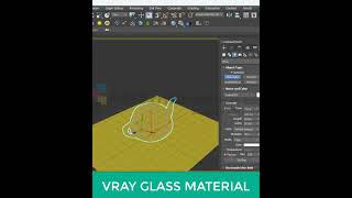 StepbyStep Guide to Create Realistic glass Material in VRay for 3ds Max vray 3dsmax [upl. by Trisha]