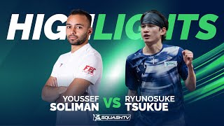 🇪🇬 Soliman v Tsukue 🇯🇵  Malaysia Squash Cup 2024  RD2 HIGHLIGHTS [upl. by Leighton]