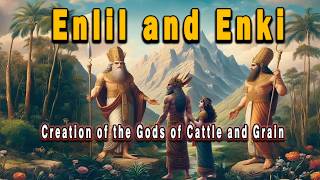 Enki and Enlil The Creation of the Gods of Cattle and Grain  Anunnaki gods  Sumerian Mythology [upl. by Margareta]