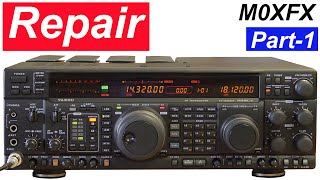 Yaesu FT1000MP Mark V No RXTX Troubleshoot amp Repair Part1 [upl. by Barnaba]