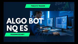 Trading123 AlgoBot  3700 Gain  Trading ES NQ Rally [upl. by Yecal]