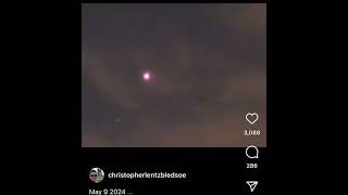 Chris Bledsoe orb UFO video [upl. by Ahsinat517]