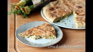 Torta salata di zucchine in padella senza forno [upl. by Arretnahs714]