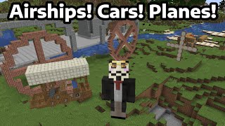 Playing with Viewers Minecrafts Valkyrien Skies mod [upl. by Llerod]