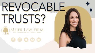 Whats The Difference Irrevocable Trust Revocable Trust Meier Law Firm california [upl. by Ayahs]