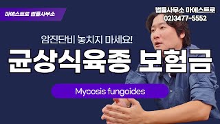 균상식육종Mycosis Fungoides 진단 후 암보험금 분쟁은 [upl. by Ohaus]