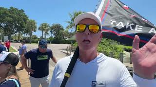 Trump Boat Parade Jupiter Inlet to Peanut Island [upl. by Nitsirk]