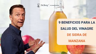 9 beneficios para la salud del vinagre de sidra de manzana Dr Eric Berg Español [upl. by Dugas]