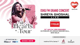 Shreya Ghoshal Live Concert Delhi  All Hearts Tour [upl. by Assiralc590]