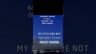 HOPELESLY DEVOTED TO YOU KARAOKE  BY OLIVIA NEWTON karaoke oldclassiclovesongs fypviralシ opm [upl. by Nonek951]