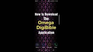 Omega Digi Bible Tutorial How to Download amp Install [upl. by Eurd]