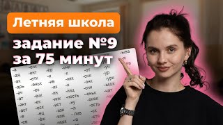 Урок 1 Все о ЕГЭ 2025 по русскому языку Орфография Задание №9​  Летняя школа [upl. by Deane103]