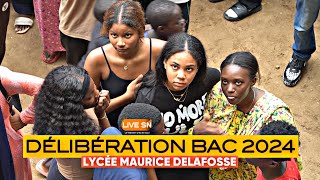 DÉLIBÉRATION BAC 2024 LYCÉE MAURICE DELAFOSSE  SÉRIE L12 SÉRIE S livesn [upl. by Ylreveb]