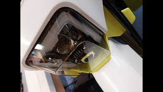 Husqvarna 701 Enduro LED headlight FAIL [upl. by Rentschler16]