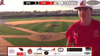 Eunice Baseball vs El Paso Da Vinci [upl. by Jennilee]