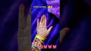 Finally we meet 🥰love wedding 2024 shadi haldi mehndi song trending trendingshorts [upl. by Krishnah]