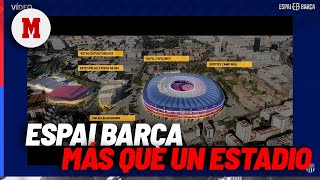 Así lucirá el nuevo Camp Nou el Espai Barça quiere ser quotmás que un estadioquot MARCA [upl. by Garaway]