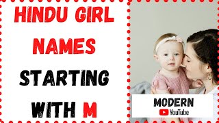 💖 Modern 2025 ᐅ Unique baby girl names starting with M with meaning [upl. by Veronike]