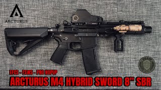 R Arcturus M4 Hybrid Sword Mod1 8 SBR SAEG Softair mit EFCS FSWS BEGADI B300 Lampen Dummie [upl. by Cutlor824]