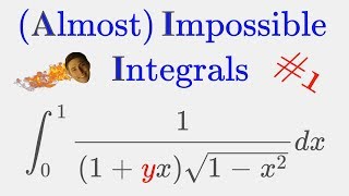 A Powerful Elementary Integral  Almost Impossible Integrals 1 [upl. by Hart909]